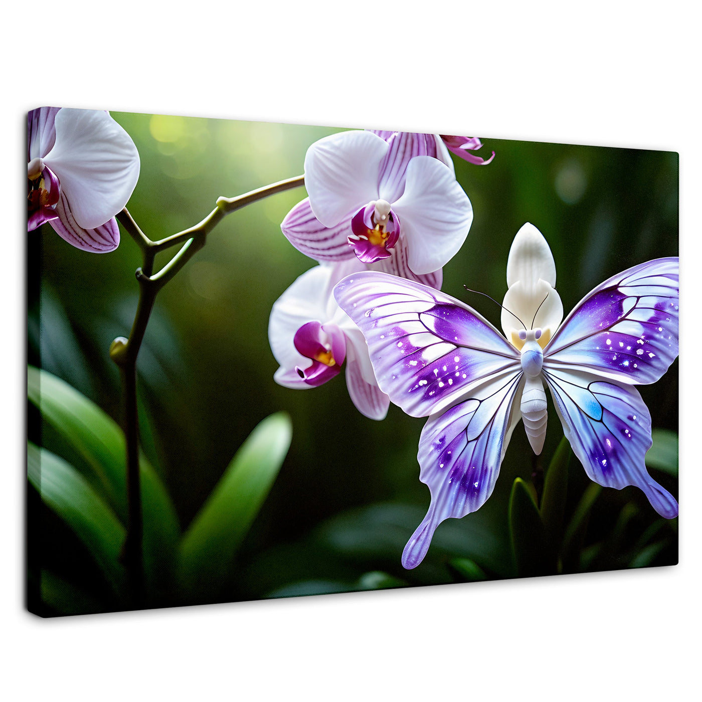 Cuadros Decorativos Canvas Revolution | Orquideas Y Alas | Rectangular | Portada | Marco SinMarco