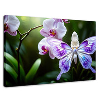 Cuadros Decorativos Canvas Revolution | Orquideas Y Alas | Rectangular | Portada | Marco SinMarco