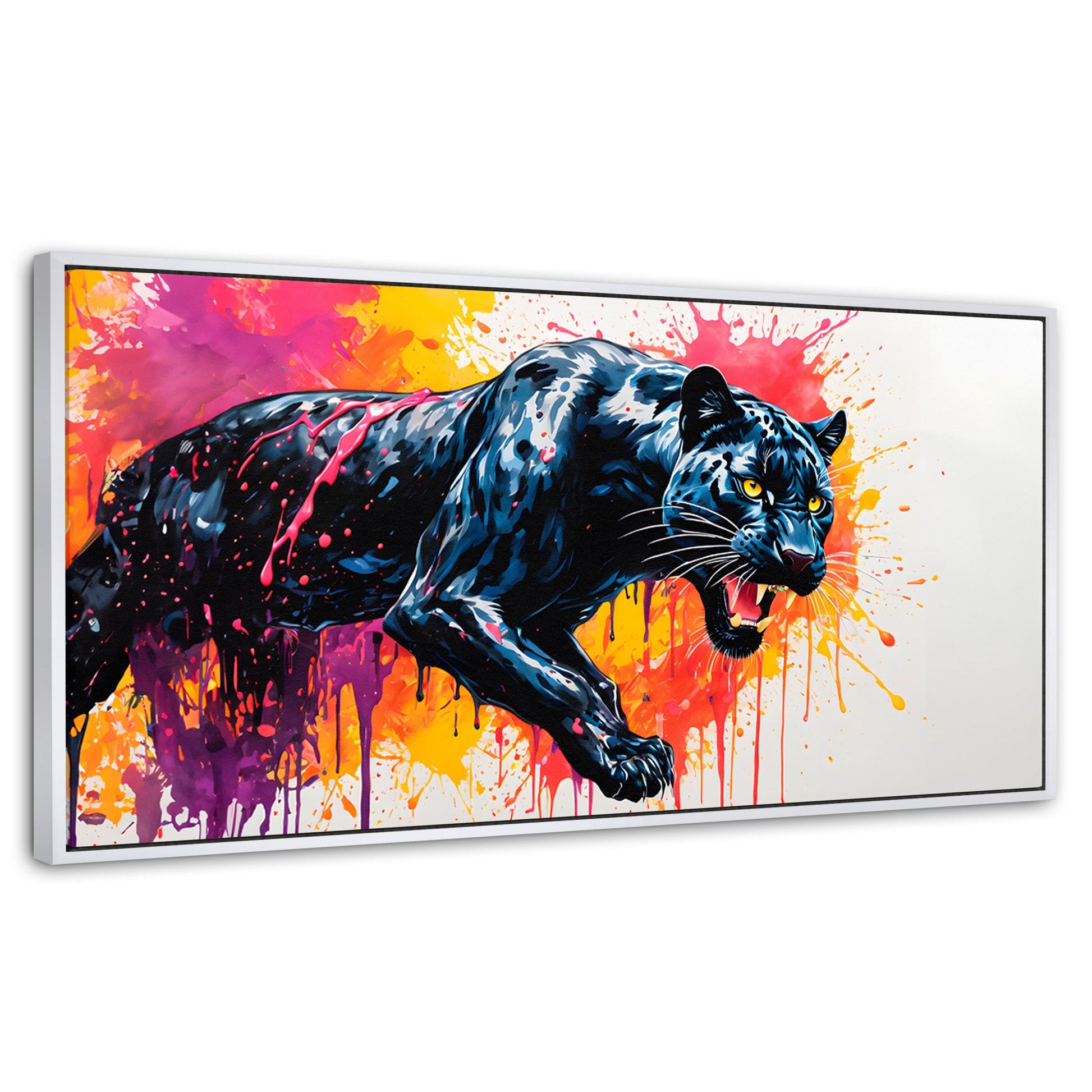 Cuadros Decorativos Canvas Revolution | Pantera Colores | Panoramico | Portada