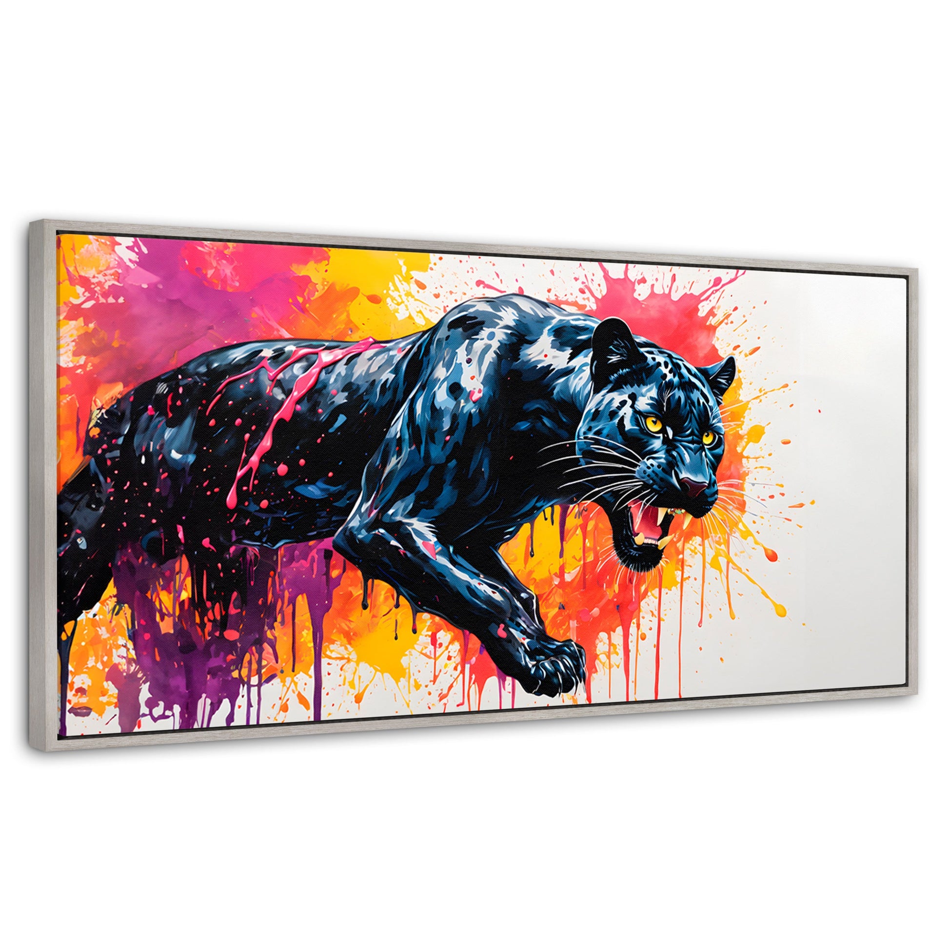 Cuadros Decorativos Canvas Revolution | Pantera Colores | Panoramico | Portada