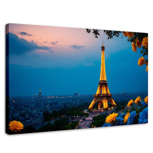 Cuadros Decorativos Canvas Revolution | Paris Crepuscular | Rectangular | Portada