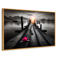 Cuadros Decorativos Canvas Revolution | Petalos De Muelle | Rectangular | Portada | Marco Madera