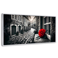 Cuadros Decorativos Canvas Revolution | Piedras Y Petalos | Panoramico | Portada | Marco Dorado
