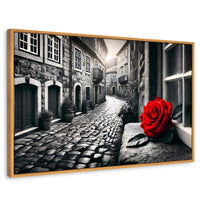 Cuadros Decorativos Canvas Revolution | Piedras Y Petalos | Rectangular | Portada | Marco Madera