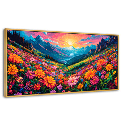 Cuadros Decorativos Canvas Revolution | Pradera Colores | Panoramico | Portada