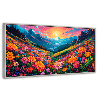 Cuadros Decorativos Canvas Revolution | Pradera Colores | Panoramico | Portada
