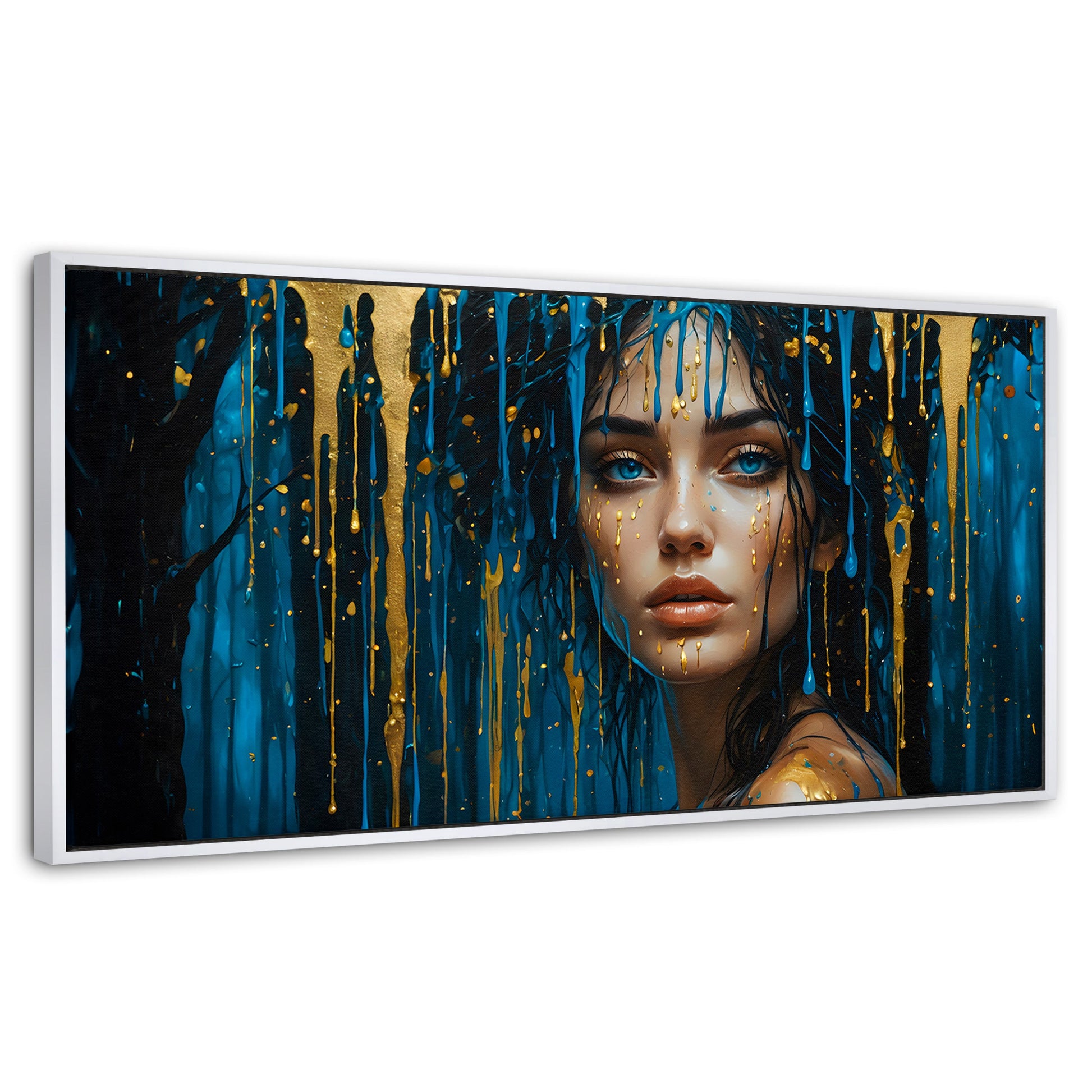Cuadros Decorativos Canvas Revolution | Reflejos Dorados | Panoramico | Portada