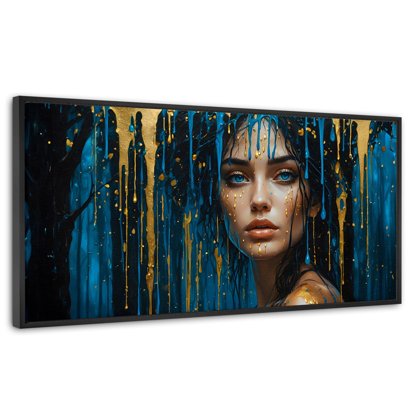Cuadros Decorativos Canvas Revolution | Reflejos Dorados | Panoramico | Portada