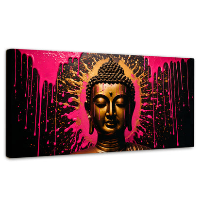 Cuadros Decorativos Canvas Revolution | Reflejos Oro Rosa | Panoramico | Portada | Marco SinMarco