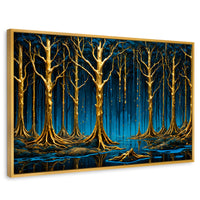 Cuadros Decorativos Canvas Revolution | Reflejos Vibrantes | Rectangular | Portada | Marco Dorado