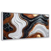 Cuadros Decorativos Canvas Revolution | Remolinos Elegantes | Panoramico | Portada