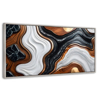 Cuadros Decorativos Canvas Revolution | Remolinos Elegantes | Panoramico | Portada