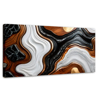 Cuadros Decorativos Canvas Revolution | Remolinos Elegantes | Panoramico | Portada