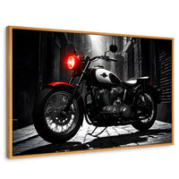 Cuadros Decorativos Canvas Revolution | Resplandor Vintage | Rectangular | Portada | Marco Madera
