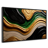 Cuadros Decorativos Canvas Revolution | Rio Abstracto Jade | Rectangular | Portada