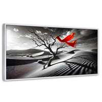 Cuadros Decorativos Canvas Revolution | Rojo Entre Espinas | Panoramico | Portada | Marco Dorado