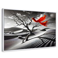 Cuadros Decorativos Canvas Revolution | Rojo Entre Espinas | Rectangular | Portada | Marco Blanco