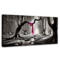 Cuadros Decorativos Canvas Revolution | Rosa Entre Raices | Panoramico | Portada | Marco SinMarco