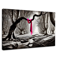 Cuadros Decorativos Canvas Revolution | Rosa Entre Raices | Rectangular | Portada | Marco SinMarco