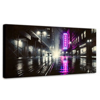 Cuadros Decorativos Canvas Revolution | Rosa Nocturno | Panoramico | Portada | Marco SinMarco