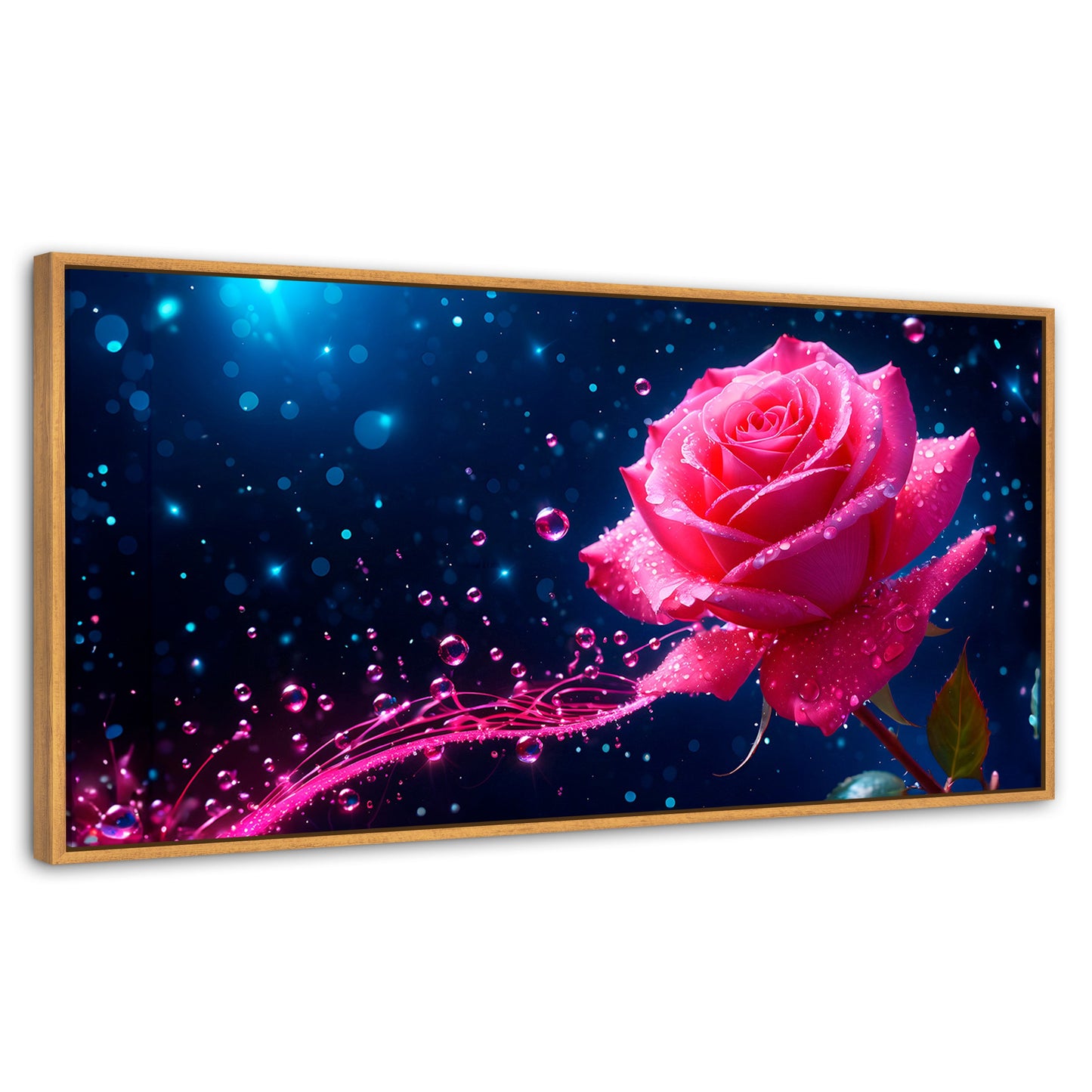 Cuadros Decorativos Canvas Revolution | Rosa Radiante Sueno | Panoramico | Portada