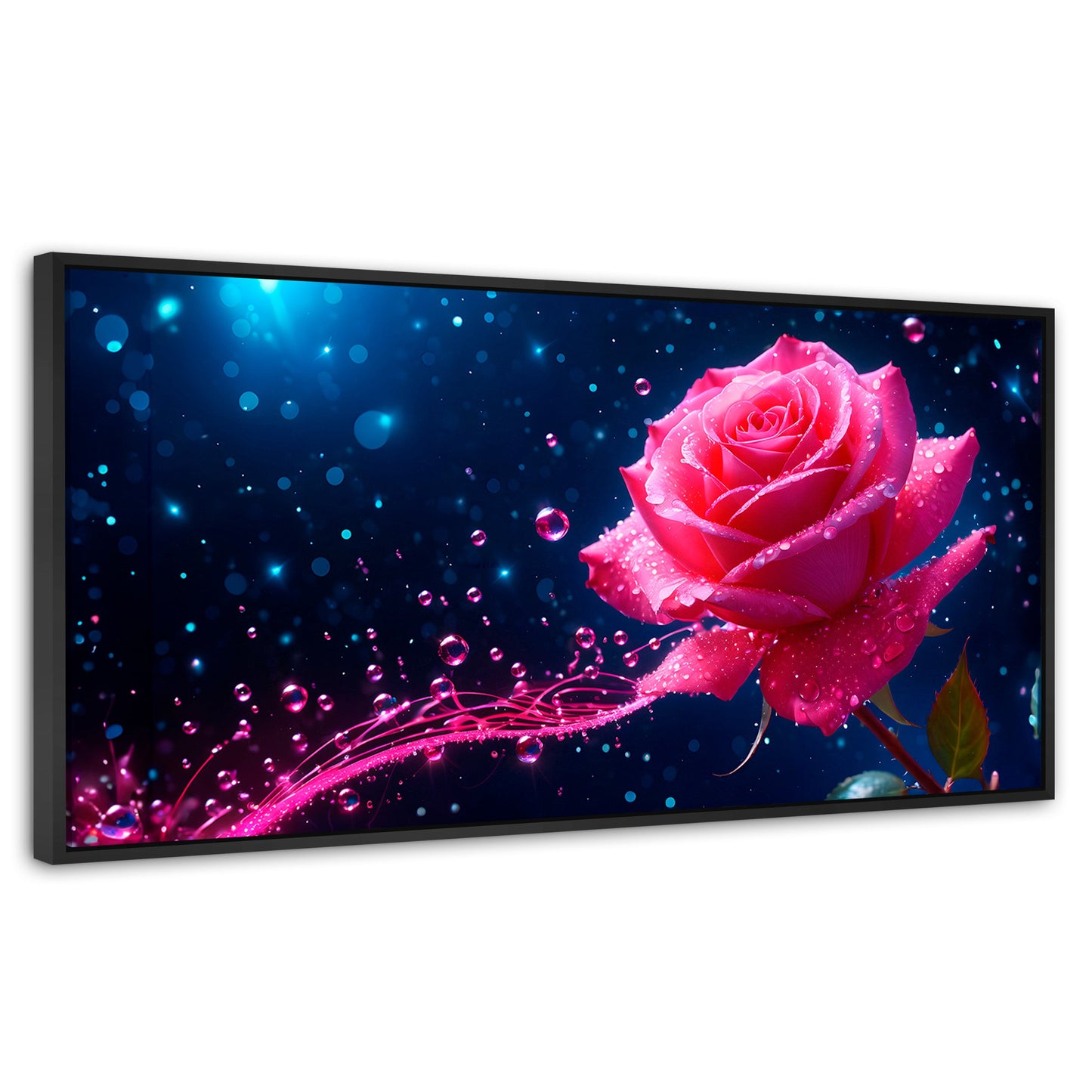 Cuadros Decorativos Canvas Revolution | Rosa Radiante Sueno | Panoramico | Portada