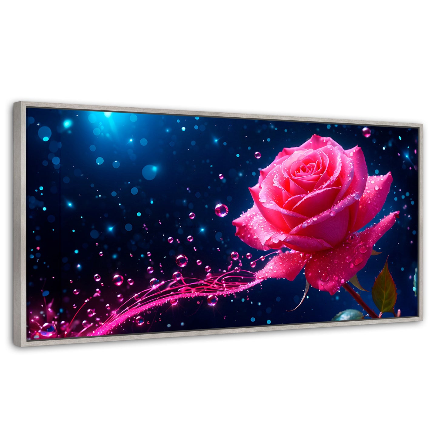 Cuadros Decorativos Canvas Revolution | Rosa Radiante Sueno | Panoramico | Portada