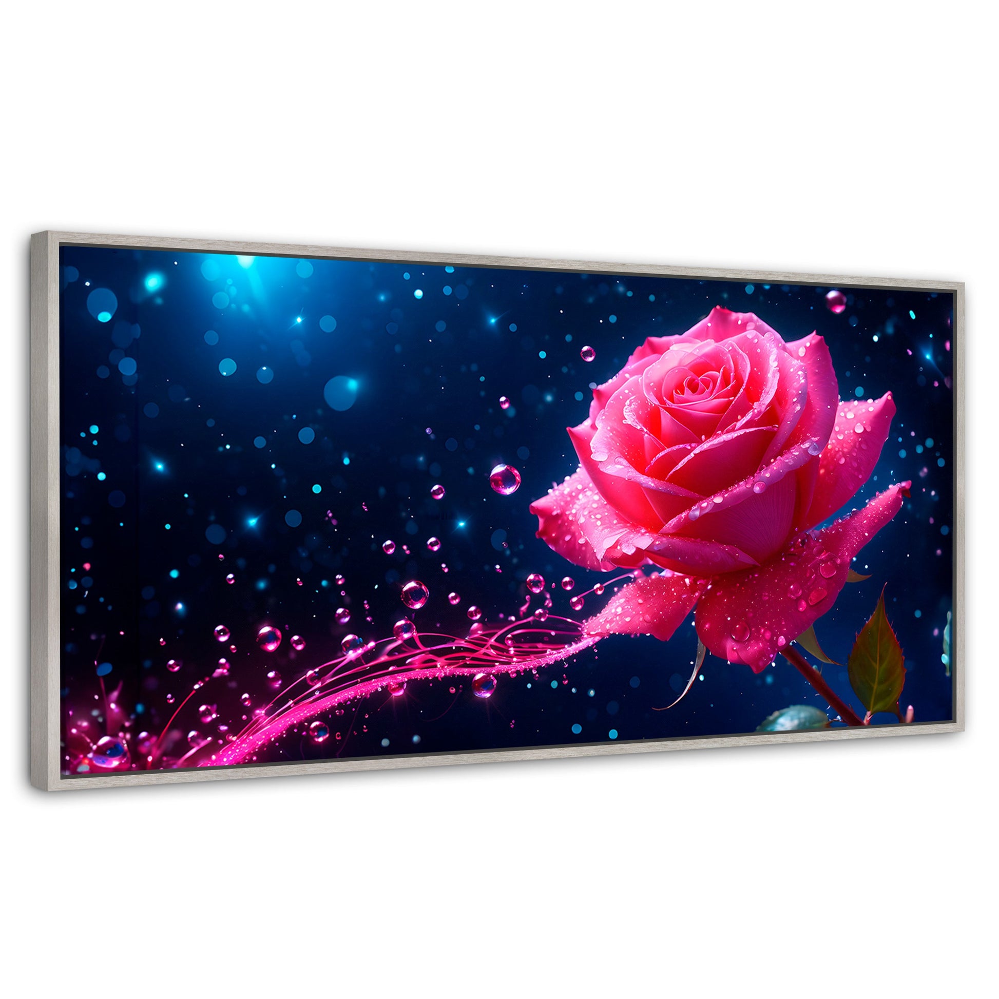 Cuadros Decorativos Canvas Revolution | Rosa Radiante Sueno | Panoramico | Portada