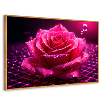 Cuadros Decorativos Canvas Revolution | Rosa Red Eterna | Rectangular | Portada