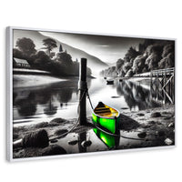 Cuadros Decorativos Canvas Revolution | Rumbo Del Agua | Rectangular | Portada | Marco Blanco