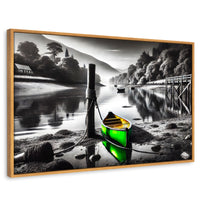 Cuadros Decorativos Canvas Revolution | Rumbo Del Agua | Rectangular | Portada | Marco Madera
