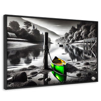 Cuadros Decorativos Canvas Revolution | Rumbo Del Agua | Rectangular | Portada | Marco Negro