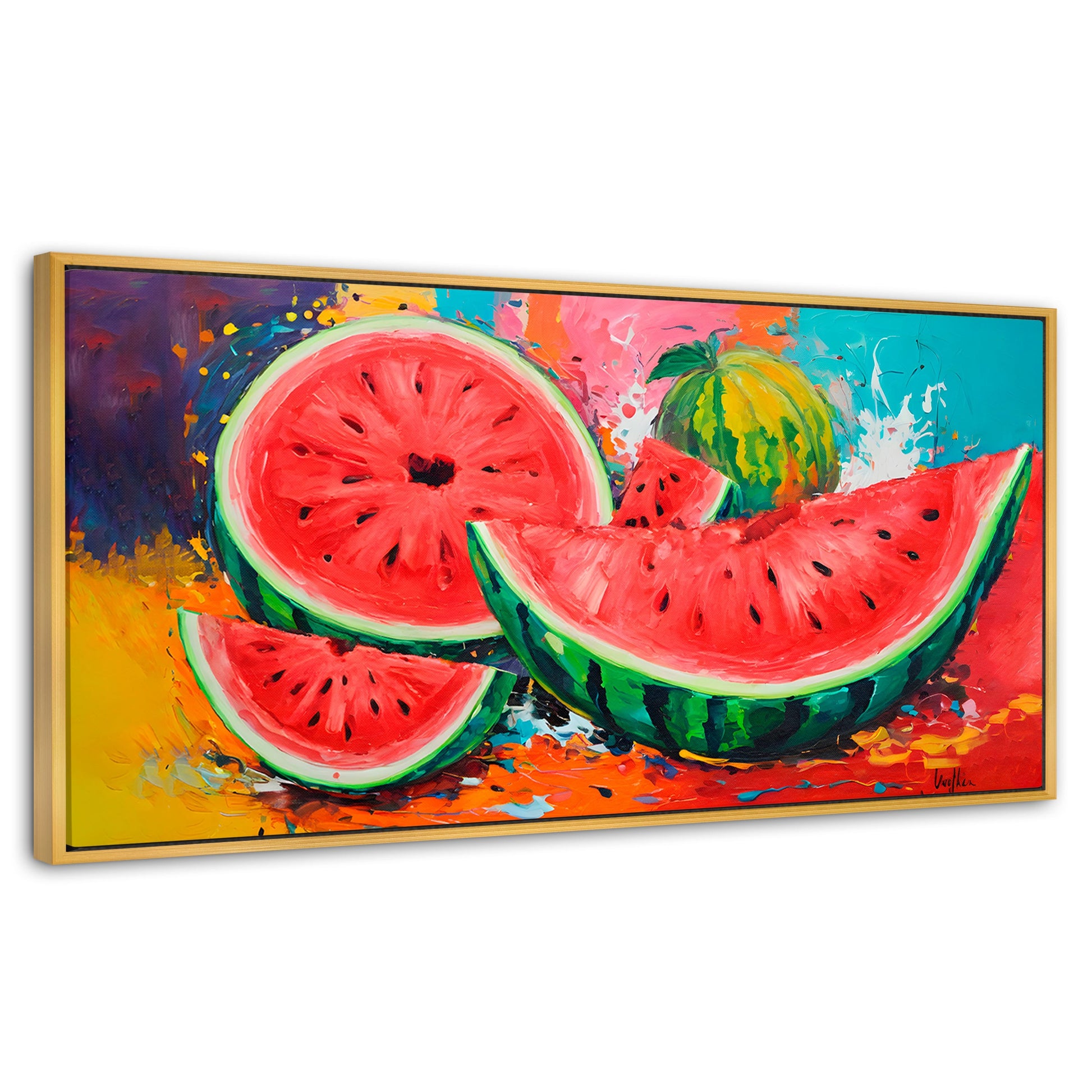 Cuadros Decorativos Canvas Revolution | Sandia Armonia | Panoramico | Portada