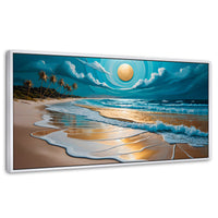 Cuadros Decorativos Canvas Revolution | Silencio En Playa | Panoramico | Portada