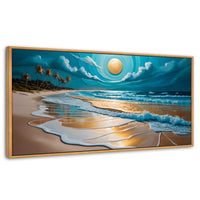 Cuadros Decorativos Canvas Revolution | Silencio En Playa | Panoramico | Portada