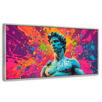 Cuadros Decorativos Canvas Revolution | Silueta Multicolor | Panoramico | Portada