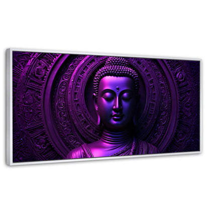 Cuadros Decorativos Canvas Revolution | Sinfonia Purpura | Panoramico | Portada | Marco Dorado