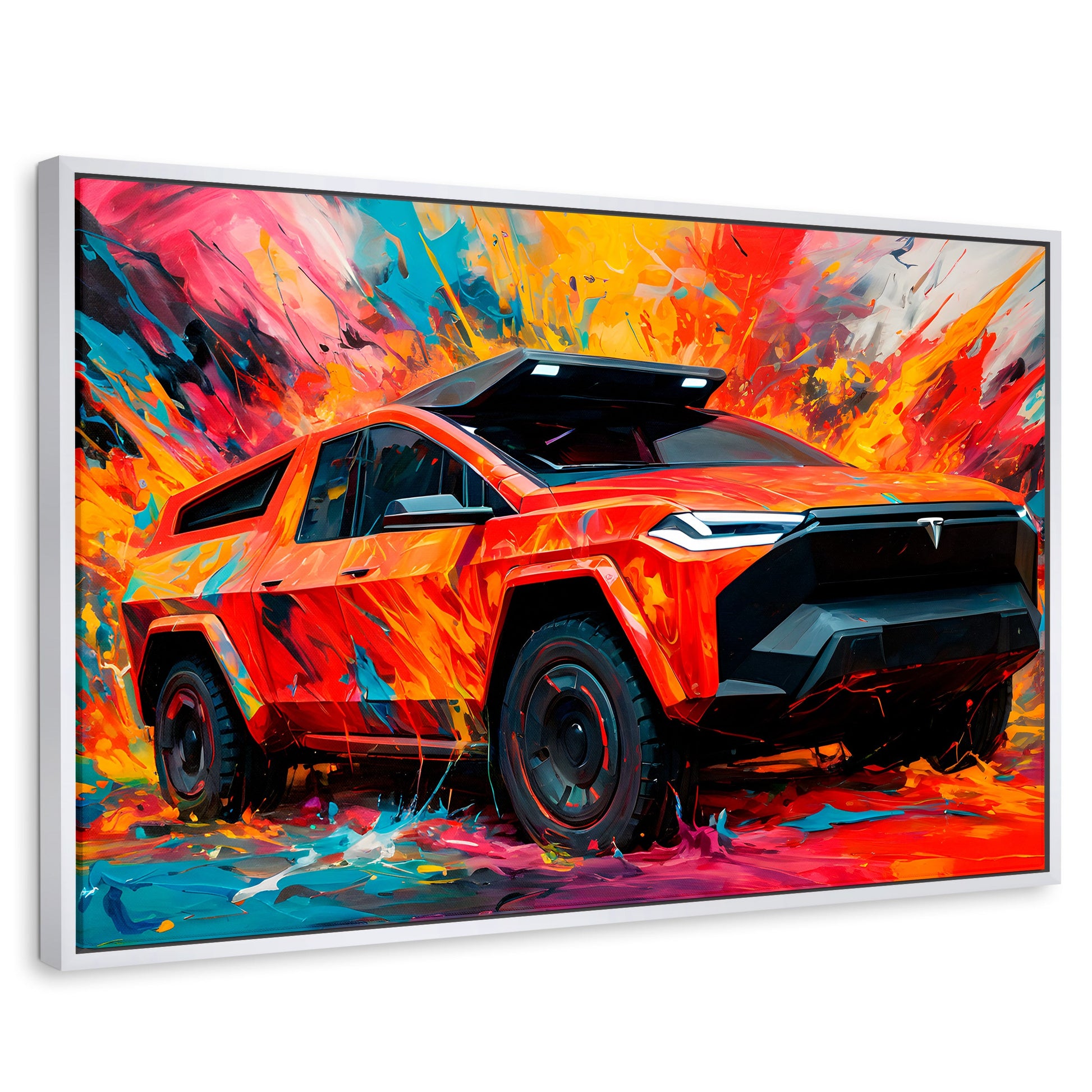 Cuadros Decorativos Canvas Revolution | Truck In Colors | Rectangular | Portada