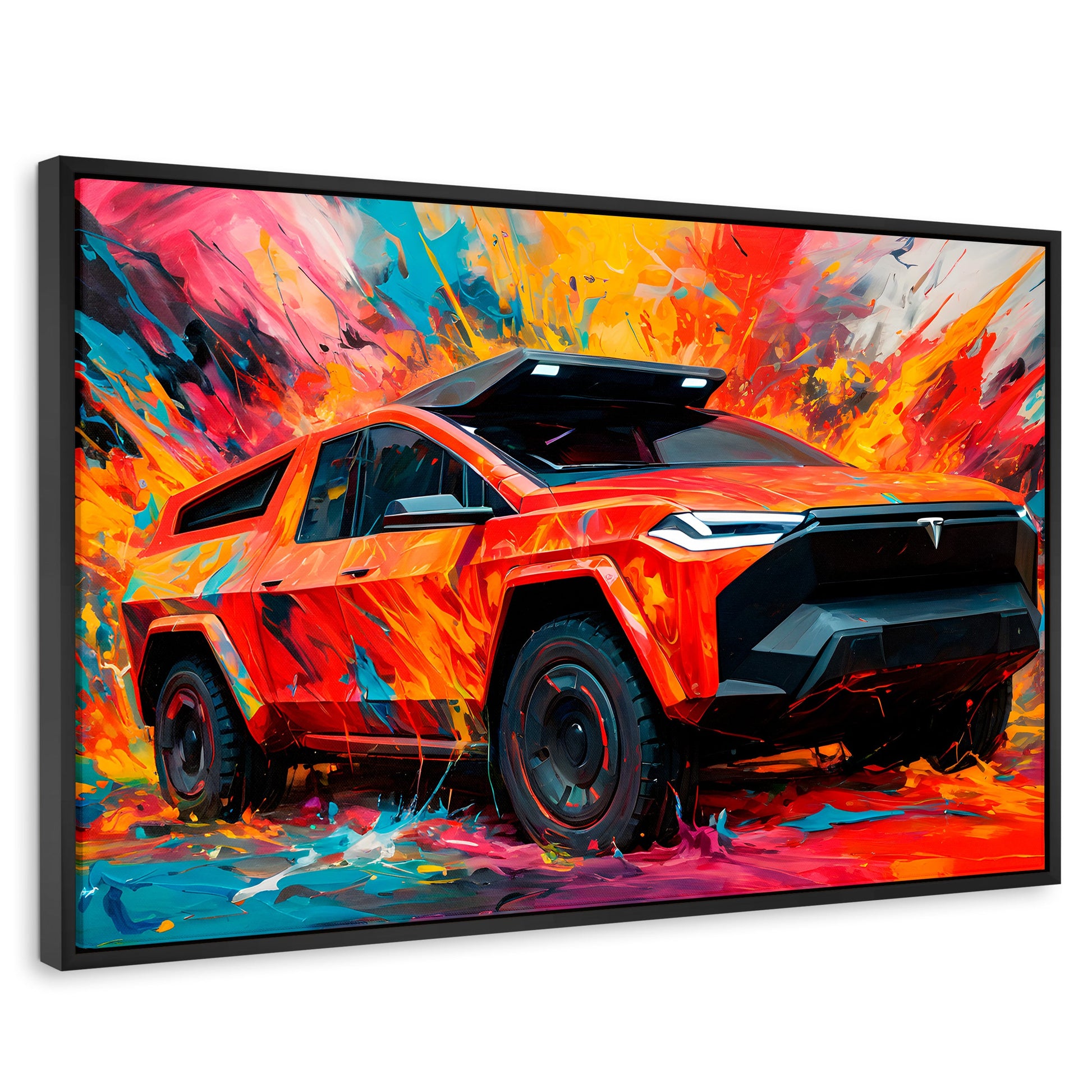 Cuadros Decorativos Canvas Revolution | Truck In Colors | Rectangular | Portada