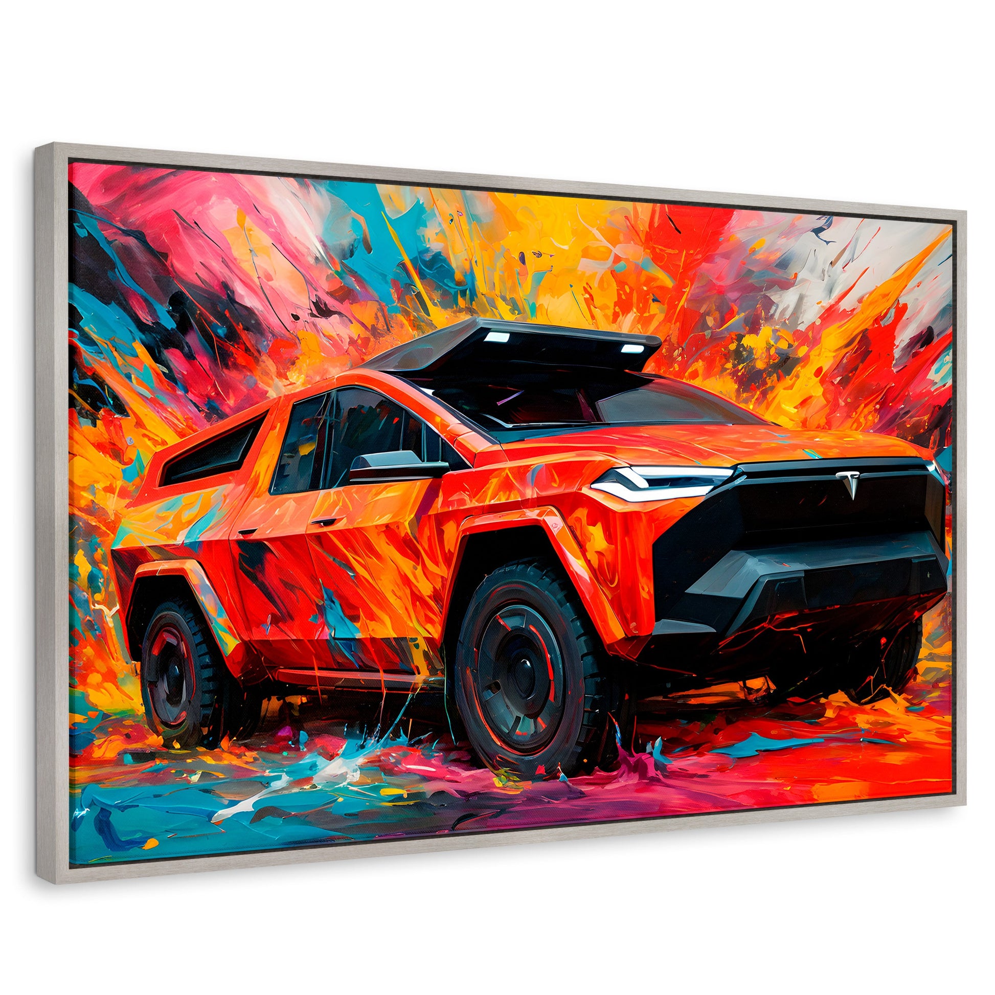 Cuadros Decorativos Canvas Revolution | Truck In Colors | Rectangular | Portada
