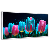 Cuadros Decorativos Canvas Revolution | Tulipanes Fragancia | Panoramico | Portada