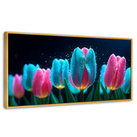 Cuadros Decorativos Canvas Revolution | Tulipanes Fragancia | Panoramico | Portada