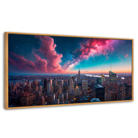 Cuadros Decorativos Canvas Revolution | Urbanidad Galactica | Panoramico | Portada