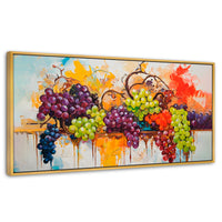 Cuadros Decorativos Canvas Revolution | Uvas Coloridas | Panoramico | Portada