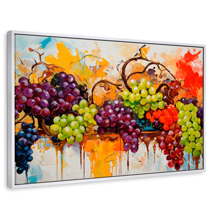 Cuadros Decorativos Canvas Revolution | Uvas Coloridas | Rectangular | Portada