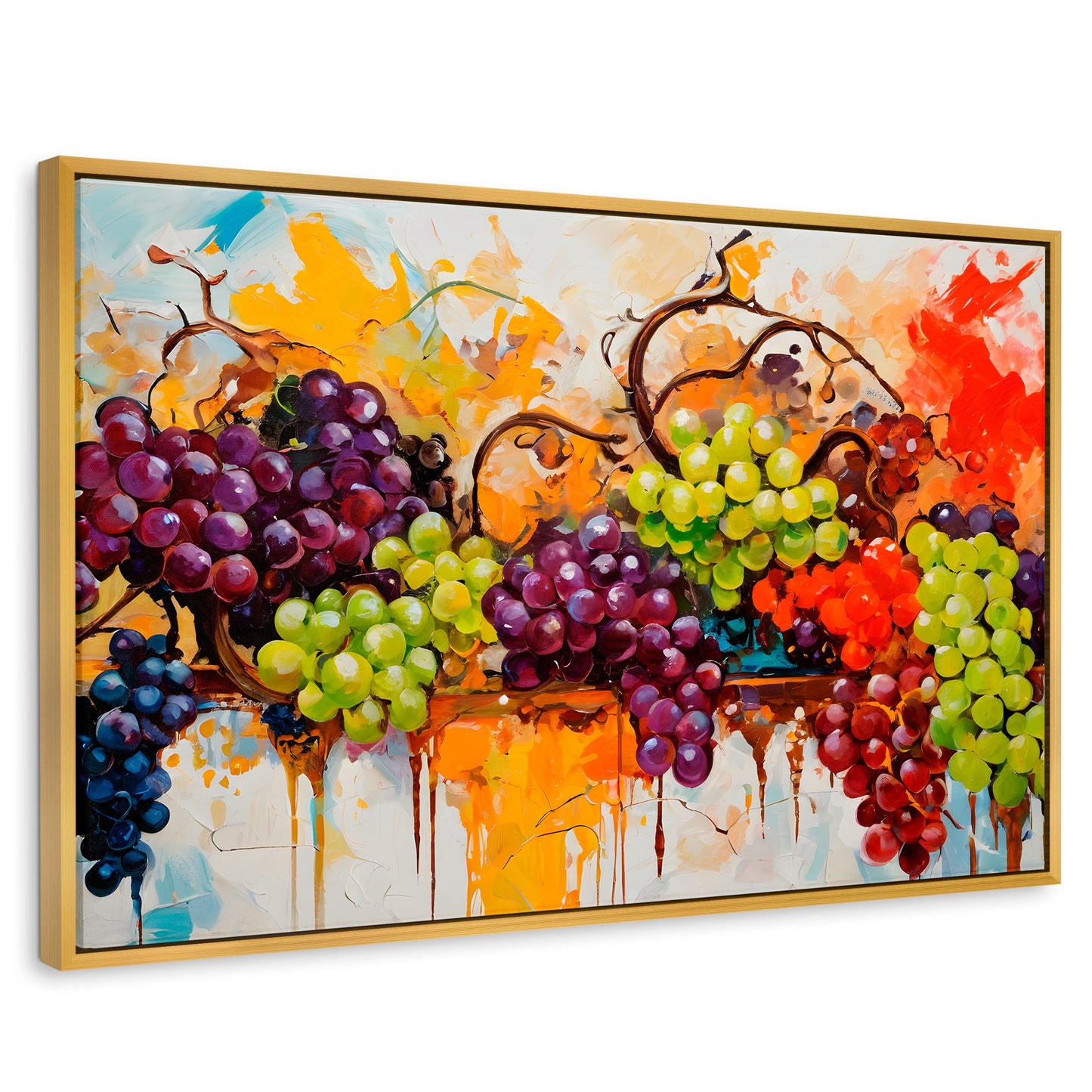 Cuadros Decorativos Canvas Revolution | Uvas Coloridas | Rectangular | Portada