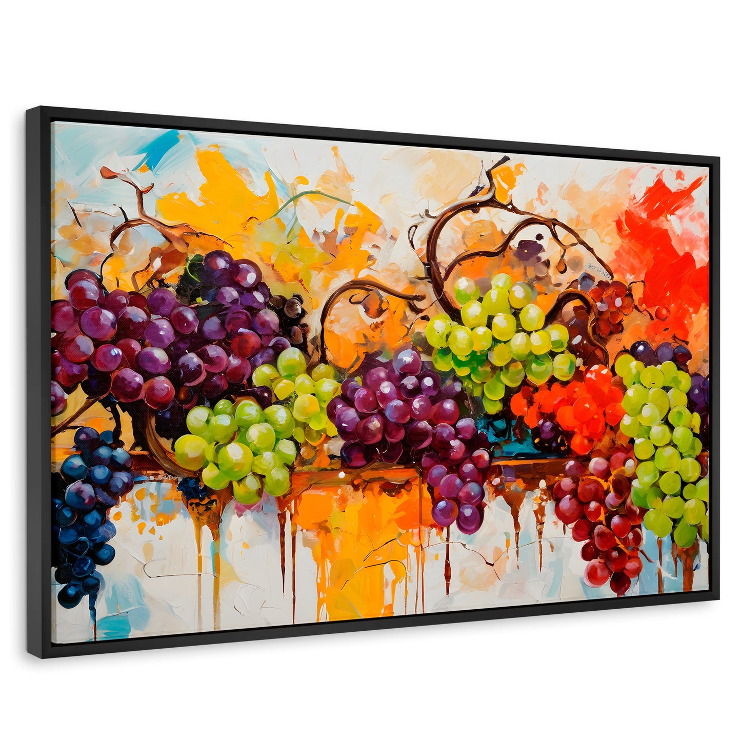 Cuadros Decorativos Canvas Revolution | Uvas Coloridas | Rectangular | Portada