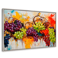 Cuadros Decorativos Canvas Revolution | Uvas Coloridas | Rectangular | Portada