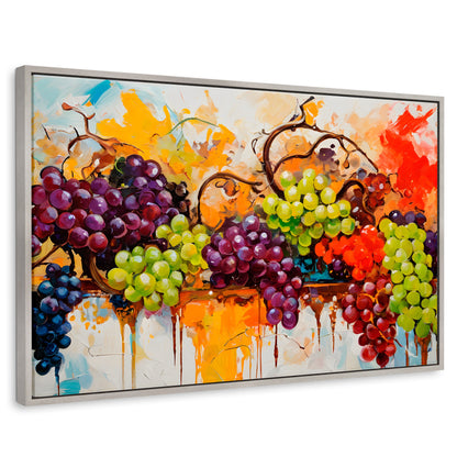 Cuadros Decorativos Canvas Revolution | Uvas Coloridas | Rectangular | Portada