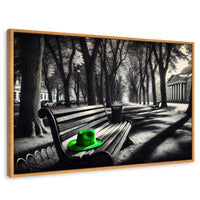 Cuadros Decorativos Canvas Revolution | Verde En Descanso | Rectangular | Portada | Marco Madera